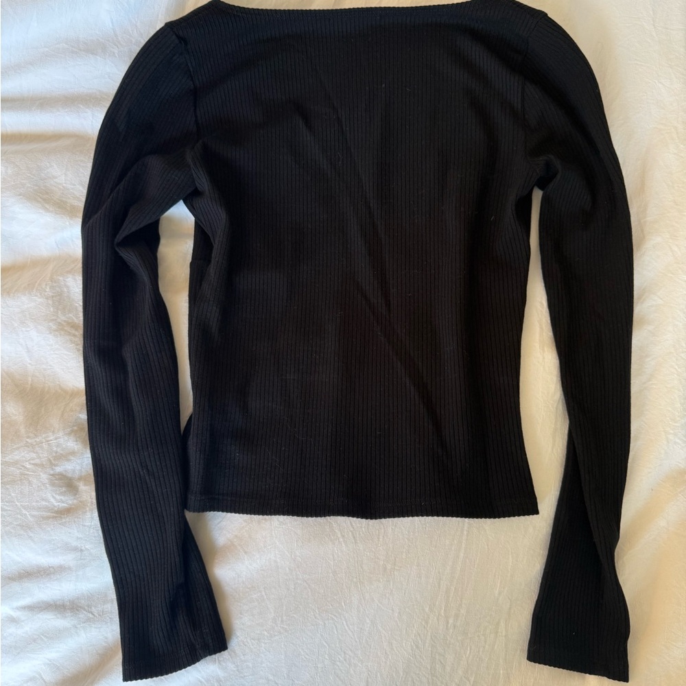 Reformation Ribbed Button-Up Top - Picture 4 of 4